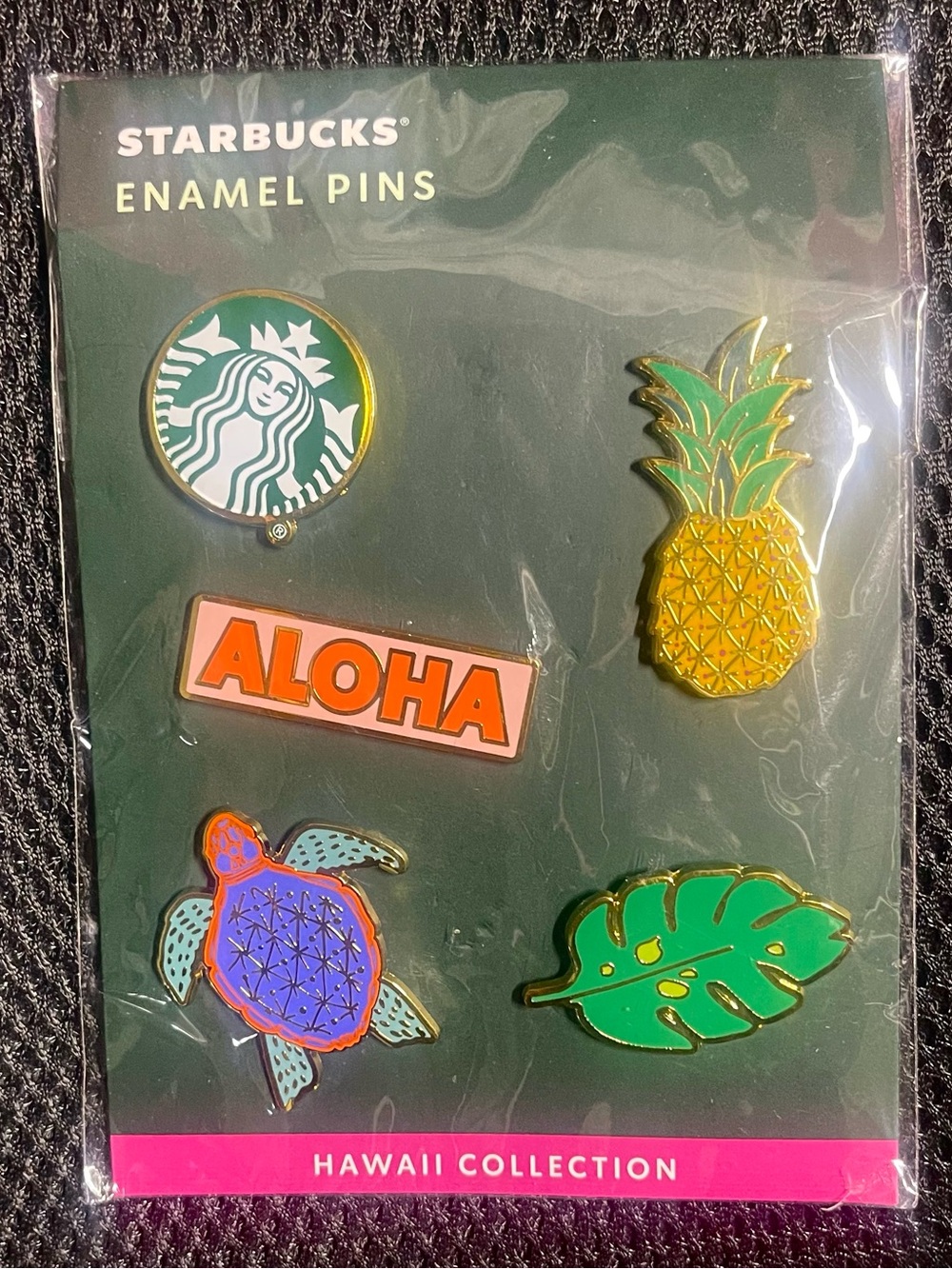 Starbucks‎ Hawaii collection pins Set of 5